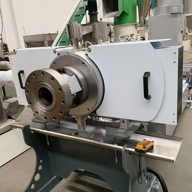 Single Screw Stainless Steel Plastic Recycling PP PE pelletizing line