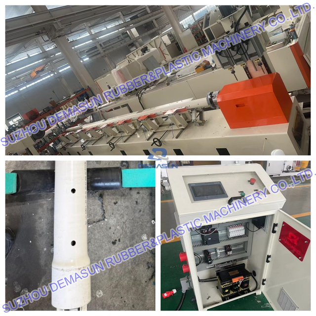 PE PVC Pipe Perforator machine Plastic Pipe perforator machine PVC pipe drilling machine